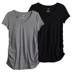 Maternity Sonoma Goods For Life® 2-pack Essential Short Sleeve Tee