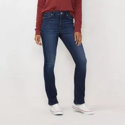 Alternative view of Women's LC Lauren Conrad High-Waist Bootcut Jeans