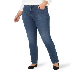 Women's Lee® Ultra Lux Denim Slim Fit Straight Leg Jeans
