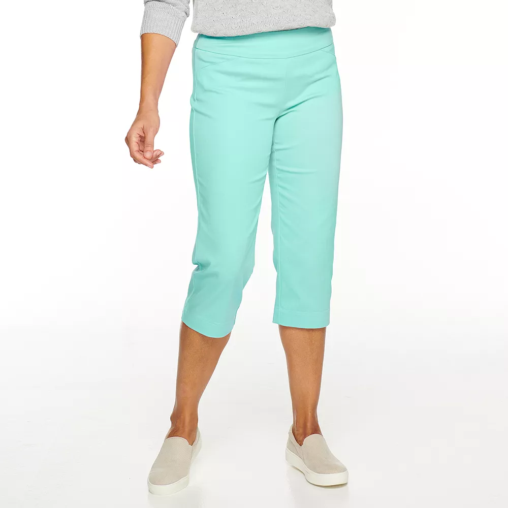 Petite Croft & Barrow® Effortless Stretch Capri Pants 2 Petite Croft & Barrow® Effortless Stretch Capri Pants - Image 2
