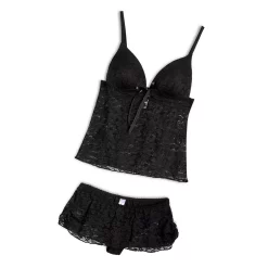 Women's Lilac+London Stretch Lace Cami & Skirted Panty Set 9 Women's Lilac+London Stretch Lace Cami & Skirted Panty Set -Cuddl Duds SHOP 5190540 ALT5