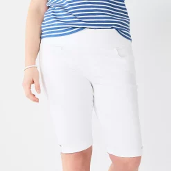 Women's Gloria Vanderbilt Amanda Pull-On Bermuda Shorts