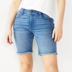 Women's Nine West Slimming Pocket High-Waisted Bermuda Shorts