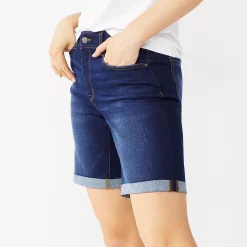 Alternative view of Women's Nine West Slimming Pocket High-Waisted Bermuda Shorts