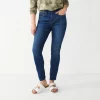 Petite Sonoma Goods For Life® High-Waisted Curvy Skinny Jeans