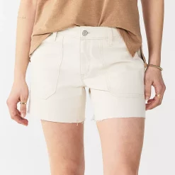 Women's Sonoma Goods For Life® High-Waist 5" Jean Shorts