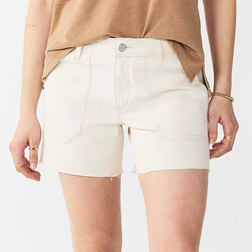 Women's Sonoma Goods For Life® High-Waist 5" Jean Shorts 1 Women's Sonoma Goods For Life® High-Waist 5" Jean Shorts