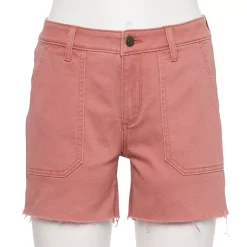 Women's Sonoma Goods For Life® High-Waist 5" Jean Shorts 19 Women's Sonoma Goods For Life® High-Waist 5" Jean Shorts -Cuddl Duds SHOP 5218635 Mauve