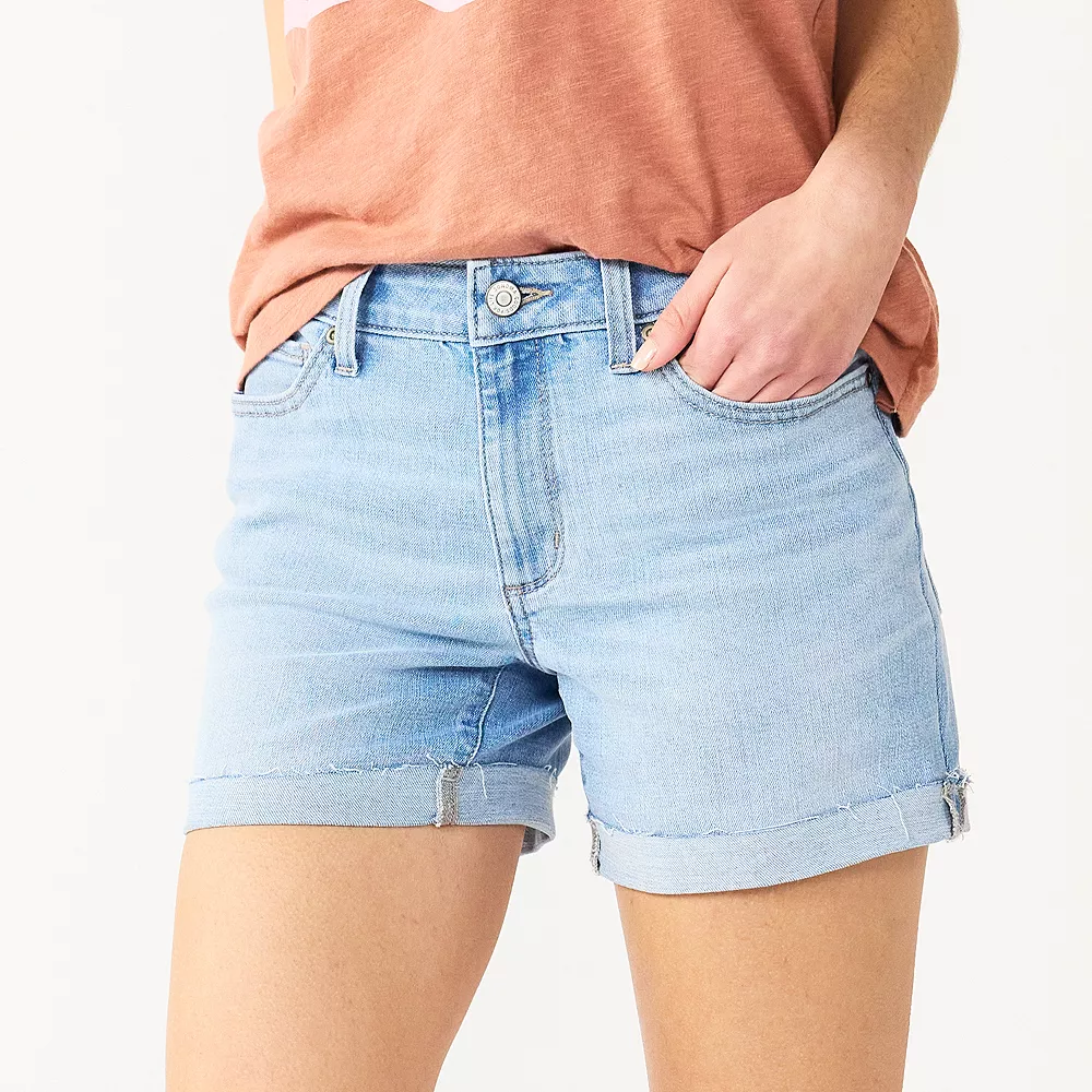 Women's Sonoma Goods For Life® High-Waist 5" Jean Shorts 10 Women's Sonoma Goods For Life® High-Waist 5" Jean Shorts - Image 10