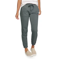 Women's Sonoma Goods For Life® Cinched Knit Jogger Pants 13 Women's Sonoma Goods For Life® Cinched Knit Jogger Pants -Cuddl Duds SHOP 5225497 Gray