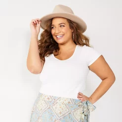 Juniors' Plus Size SO® Seamless Short Sleeve Bodysuit