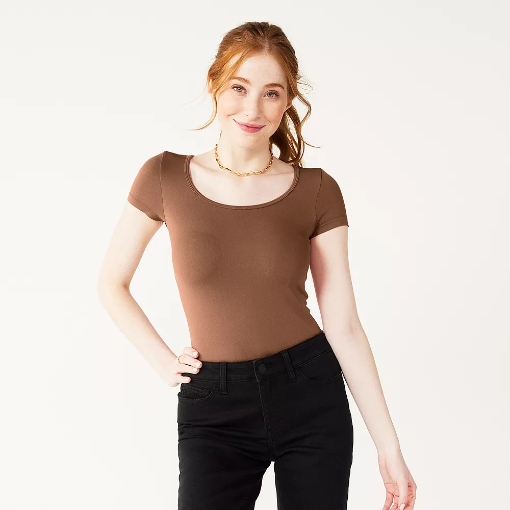 Juniors' SO® Seamless Short Sleeve Bodysuit 8 Juniors' SO® Seamless Short Sleeve Bodysuit - Image 8