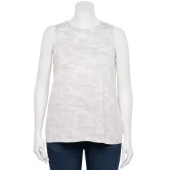 Alternative view of Plus Size Nine West Essential Easy High-Neck Tank