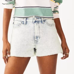 Juniors' SO® High Rise Mom Shorts -Cuddl Duds SHOP 5234406 Super Lite