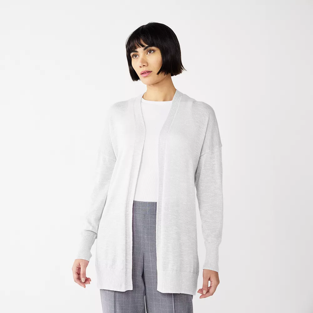 Women's Nine West Essential Lightweight Cardigan 4 Women's Nine West Essential Lightweight Cardigan - Image 4