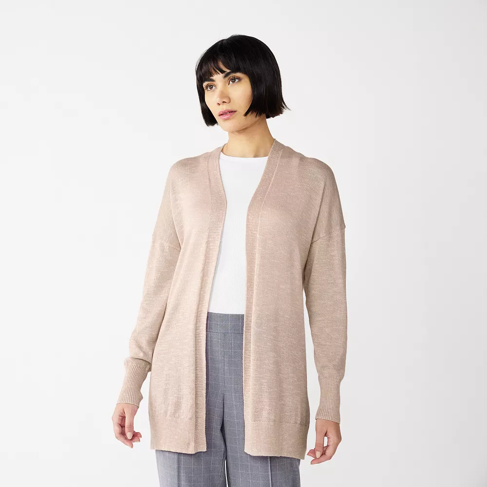 Women's Nine West Essential Lightweight Cardigan 1 Women's Nine West Essential Lightweight Cardigan