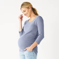 Alternative view of Maternity Sonoma Goods For Life® Essential Scoopneck Tee