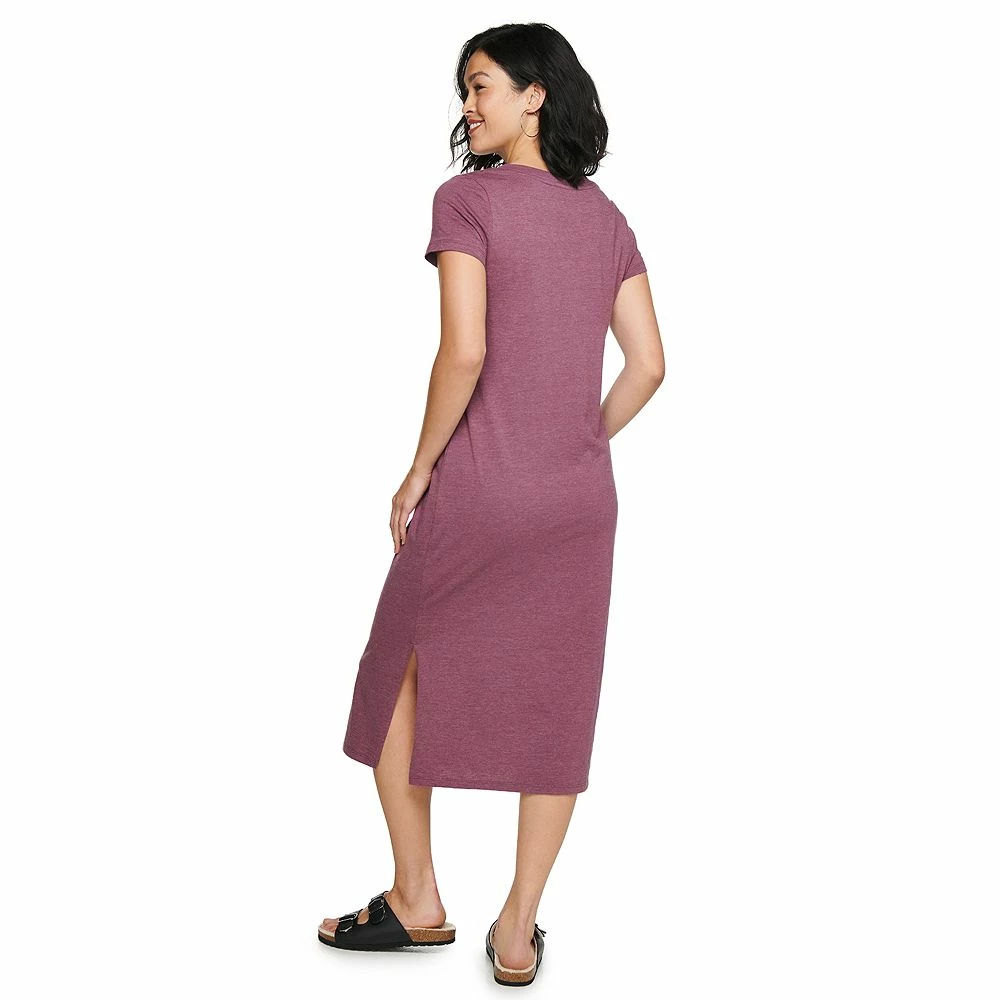 Petite Sonoma Goods For Life® Knit T-Shirt Midi Dress 5 Petite Sonoma Goods For Life® Knit T-Shirt Midi Dress - Image 5