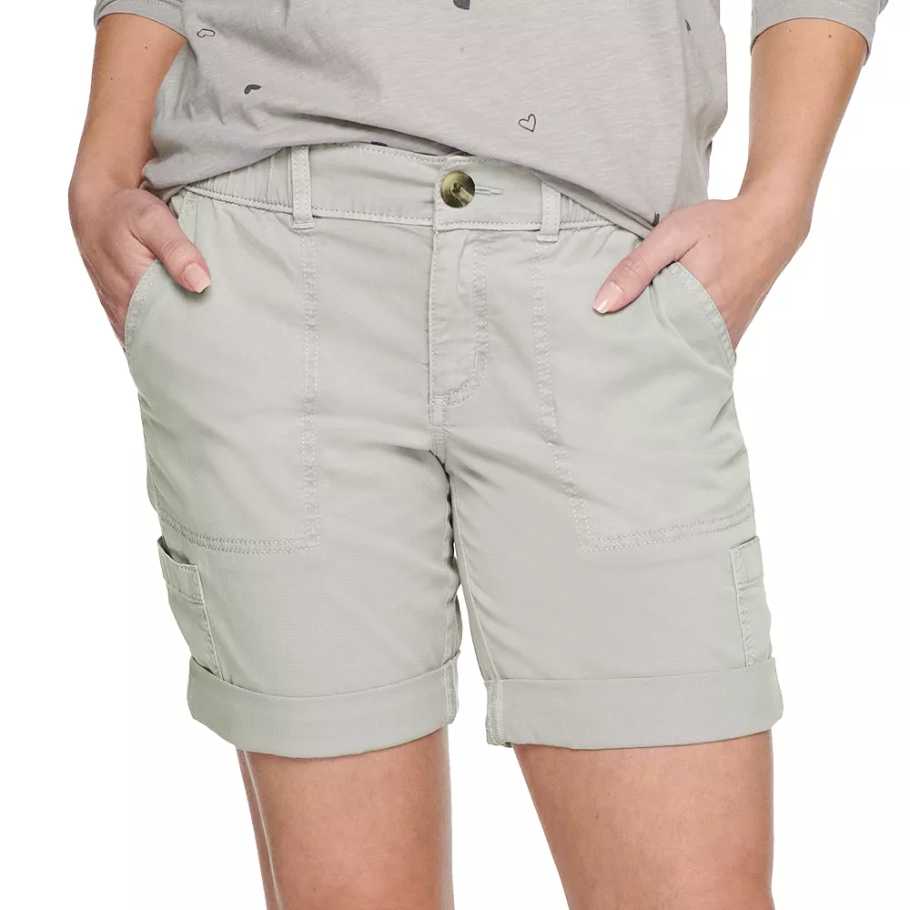 Women's Sonoma Goods For Life® Comfort Waist Utility Bermuda Shorts 7 Women's Sonoma Goods For Life® Comfort Waist Utility Bermuda Shorts - Image 7