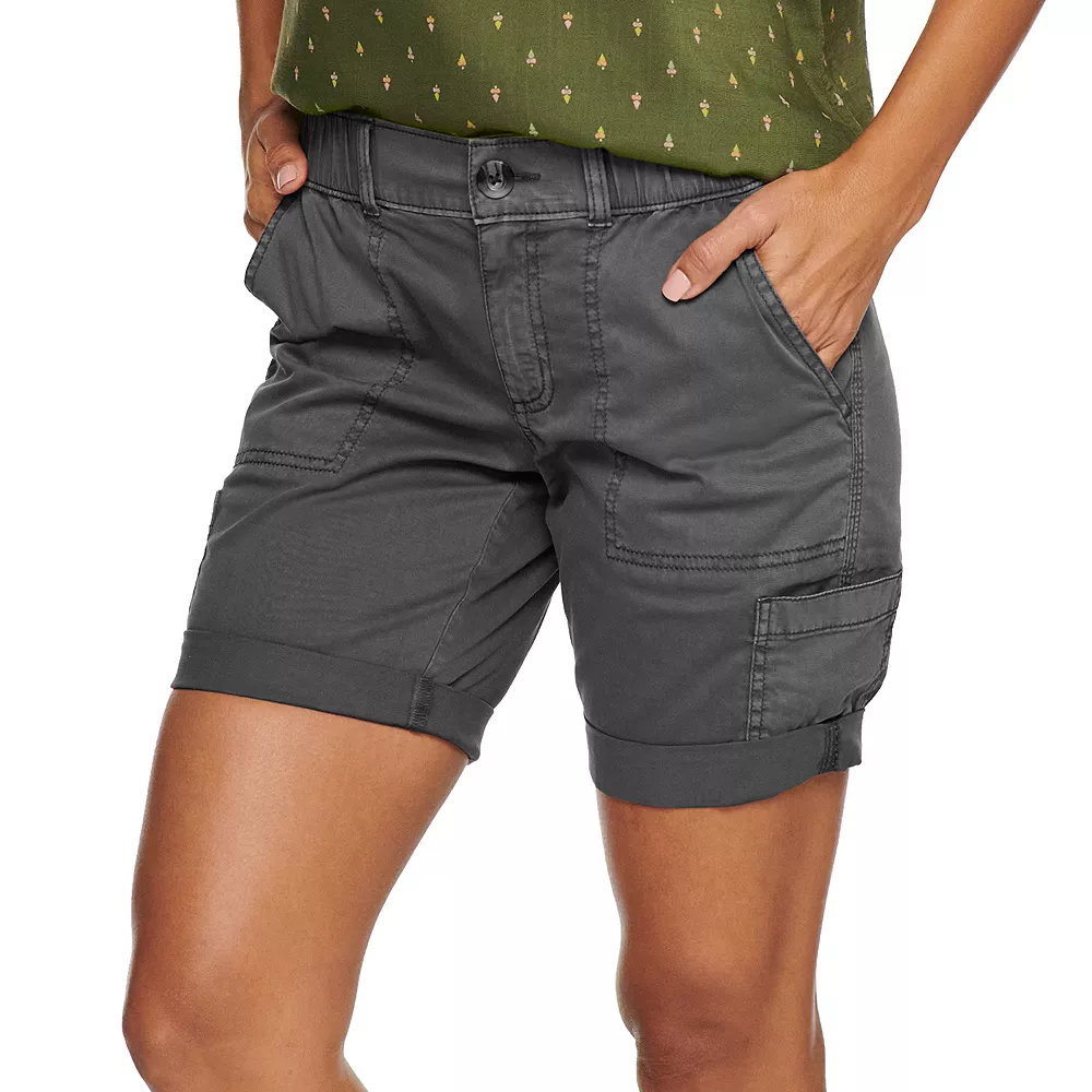 Women's Sonoma Goods For Life® Comfort Waist Utility Bermuda Shorts 1 Women's Sonoma Goods For Life® Comfort Waist Utility Bermuda Shorts