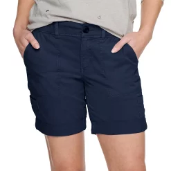 Women's Sonoma Goods For Life® Comfort Waist Utility Bermuda Shorts 14 Women's Sonoma Goods For Life® Comfort Waist Utility Bermuda Shorts -Cuddl Duds SHOP 5243469 Navy