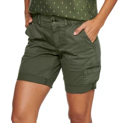 Women's Sonoma Goods For Life® Comfort Waist Utility Bermuda Shorts 13 Women's Sonoma Goods For Life® Comfort Waist Utility Bermuda Shorts -Cuddl Duds SHOP 5243469 Olive