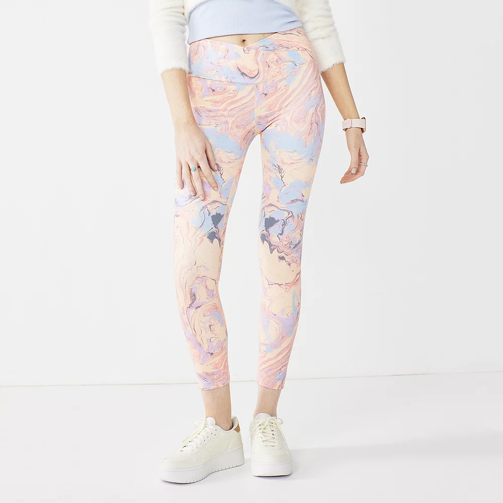 Juniors' SO® Sporty 7/8 Leggings with Crossover Waistband 8 Juniors' SO® Sporty 7/8 Leggings with Crossover Waistband - Image 8