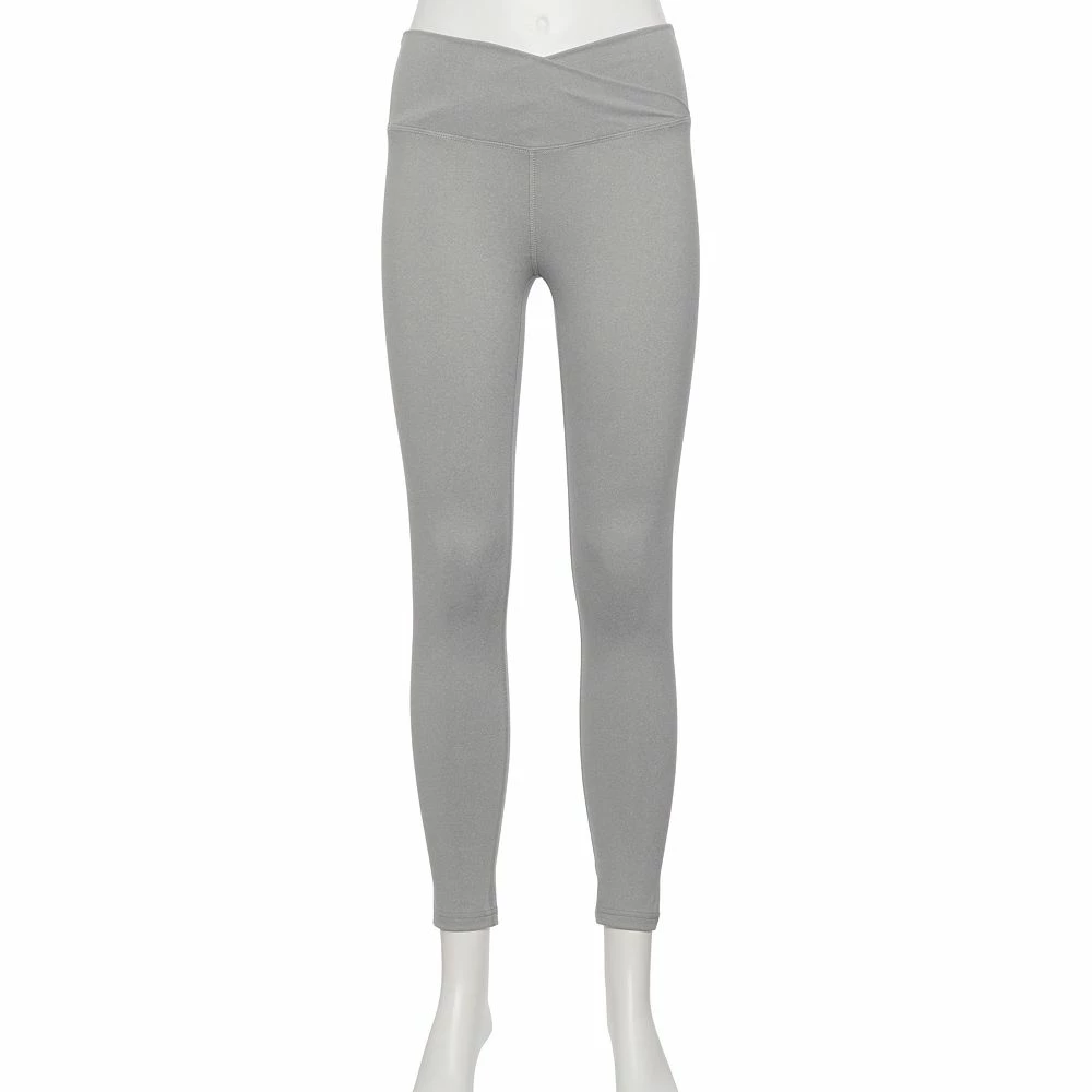 Juniors' SO® Sporty 7/8 Leggings with Crossover Waistband 2 Juniors' SO® Sporty 7/8 Leggings with Crossover Waistband - Image 2