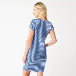 Maternity Sonoma Goods For Life® Everyday T-Shirt Dress -Cuddl Duds SHOP 5263018 ALT