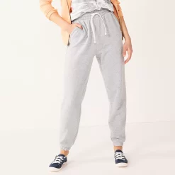 Juniors' SO® Favorite Jogger -Cuddl Duds SHOP 5268133 Light Heather Gray