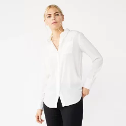 Alternative view of Women's Nine West Drapey Button Down Shirt