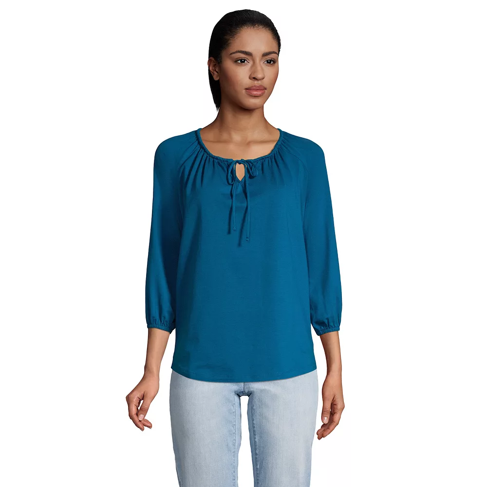 Women's Lands' End Peasant Tunic 4 Women's Lands' End Peasant Tunic - Image 4
