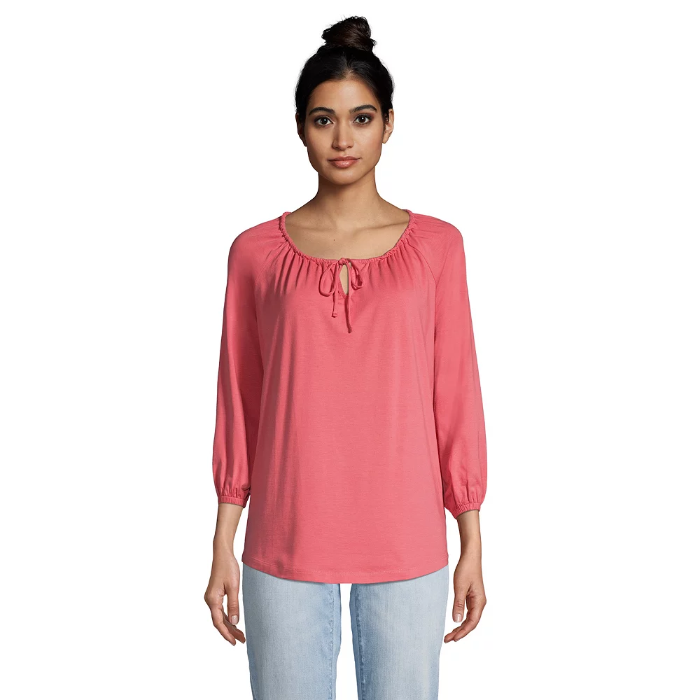 Women's Lands' End Peasant Tunic 5 Women's Lands' End Peasant Tunic - Image 5