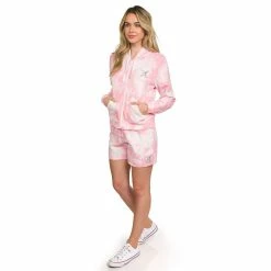 Juniors' Hurley Tie Dye Zip-Up Hoodie -Cuddl Duds SHOP 5282739 ALT3