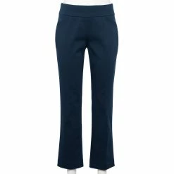 Petite Croft & Barrow® Effortless Stretch Pull-On Bootcut Pants