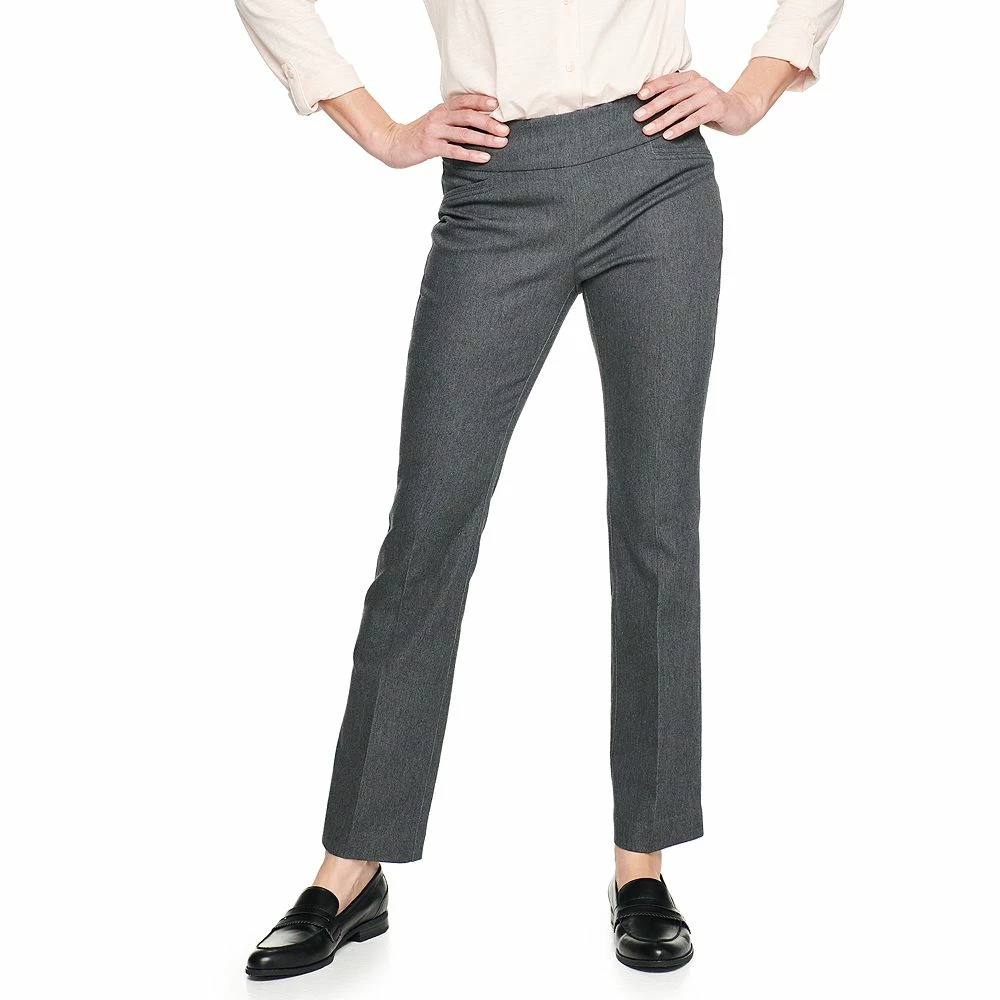 Petite Croft & Barrow® Effortless Stretch Pull-On Bootcut Pants 6 Petite Croft & Barrow® Effortless Stretch Pull-On Bootcut Pants - Image 6