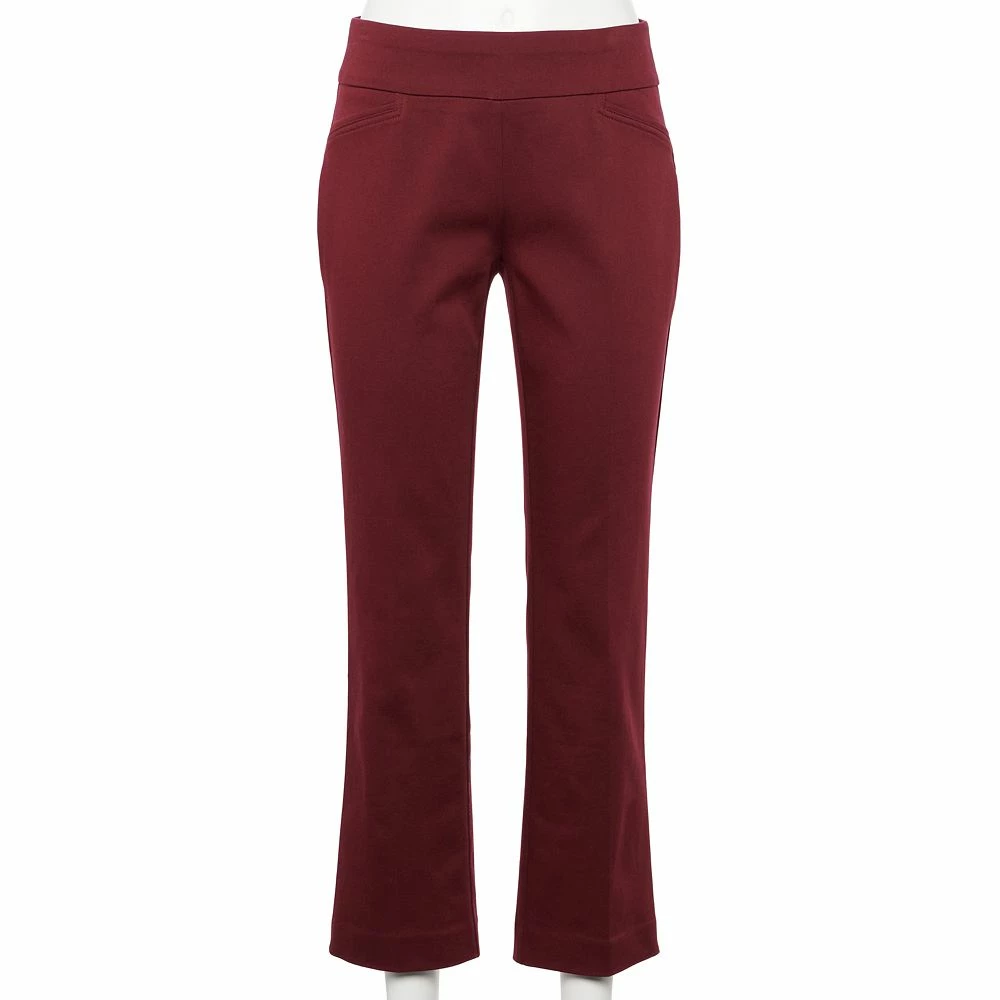 Petite Croft & Barrow® Effortless Stretch Pull-On Bootcut Pants 3 Petite Croft & Barrow® Effortless Stretch Pull-On Bootcut Pants - Image 3