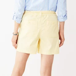Women's Croft & Barrow® Pull-On Utility Shorts 12 Women's Croft & Barrow® Pull-On Utility Shorts -Cuddl Duds SHOP 5295022 ALT