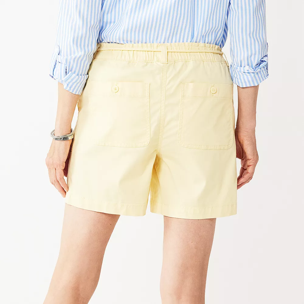 Women's Croft & Barrow® Pull-On Utility Shorts 6 Women's Croft & Barrow® Pull-On Utility Shorts - Image 6