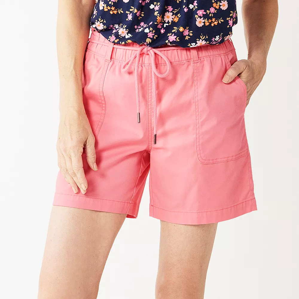 Women's Croft & Barrow® Pull-On Utility Shorts 4 Women's Croft & Barrow® Pull-On Utility Shorts - Image 4