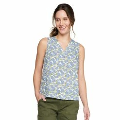 Women's Sonoma Goods For Life® V-Neck Tank 13 Women's Sonoma Goods For Life® V-Neck Tank -Cuddl Duds SHOP 5297402 Blue Floral
