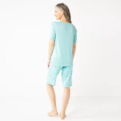 Petite Croft & Barrow® 3-Piece Pajama Top, Pajama Shorts & Pajama Skimmers Sleep Set 9 Petite Croft & Barrow® 3-Piece Pajama Top, Pajama Shorts & Pajama Skimmers Sleep Set -Cuddl Duds SHOP 5317545 ALT