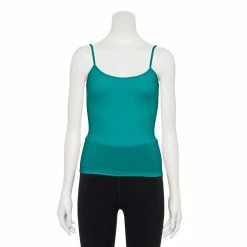 Juniors' SO® Scoopneck Cami 19 Juniors' SO® Scoopneck Cami -Cuddl Duds SHOP 5341250 Dynasty Turquoise