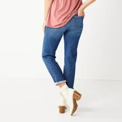 Maternity Sonoma Goods For Life® Over-the-Belly Girlfriend Crop Jeans 10 Maternity Sonoma Goods For Life® Over-the-Belly Girlfriend Crop Jeans -Cuddl Duds SHOP 5355750 ALT