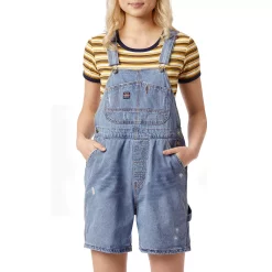 Juniors' Unionbay Mario Classic Denim Shortalls