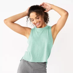 Juniors' SO® Muscle Tank -Cuddl Duds SHOP 5474332 Ariel Blue