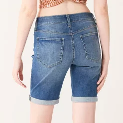 Juniors' SO® Low Rise Bermuda Shorts 11 Juniors' SO® Low Rise Bermuda Shorts -Cuddl Duds SHOP 5474915 ALT