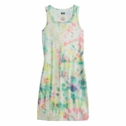Juniors' SO® High Neck Tank Bodycon Mini Dress 17 Juniors' SO® High Neck Tank Bodycon Mini Dress -Cuddl Duds SHOP 5477061 ALT5