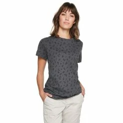 Women's Sonoma Goods For Life® Crewneck Tee 20 Women's Sonoma Goods For Life® Crewneck Tee -Cuddl Duds SHOP 5484998 Gray Simple Foral