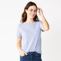 Women's Sonoma Goods For Life® Crewneck Tee 16 Women's Sonoma Goods For Life® Crewneck Tee -Cuddl Duds SHOP 5484998 Light Purple